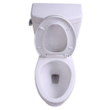 Universal Tubs 45.75 in. Walk-In Whirlpool Bathtub, Right-Drain, in White with 1.6 GPF Single-Flush Toilet