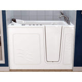 Universal Tubs Safe Premier 52.3 in. x 60 in. x 30 in. Right Drain Walk-in Air and Whirlpool Bathtub in White