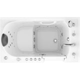 Universal Tubs Safe Premier 52.3 in. x 60 in. x 30 in. Right Drain Walk-in Air and Whirlpool Bathtub in White