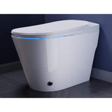 Universal Tubs HD Series 60 in. Left-Drain Walk-In Whirlpool Bathtub in White with 1.28 GPF Smart Toilet Combo