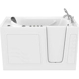 Universal Tubs Safe Premier 59 in. x 30 in. Right-Drain Walk-In Air & Whirlpool Bathtub in White with Fast Fill Faucet