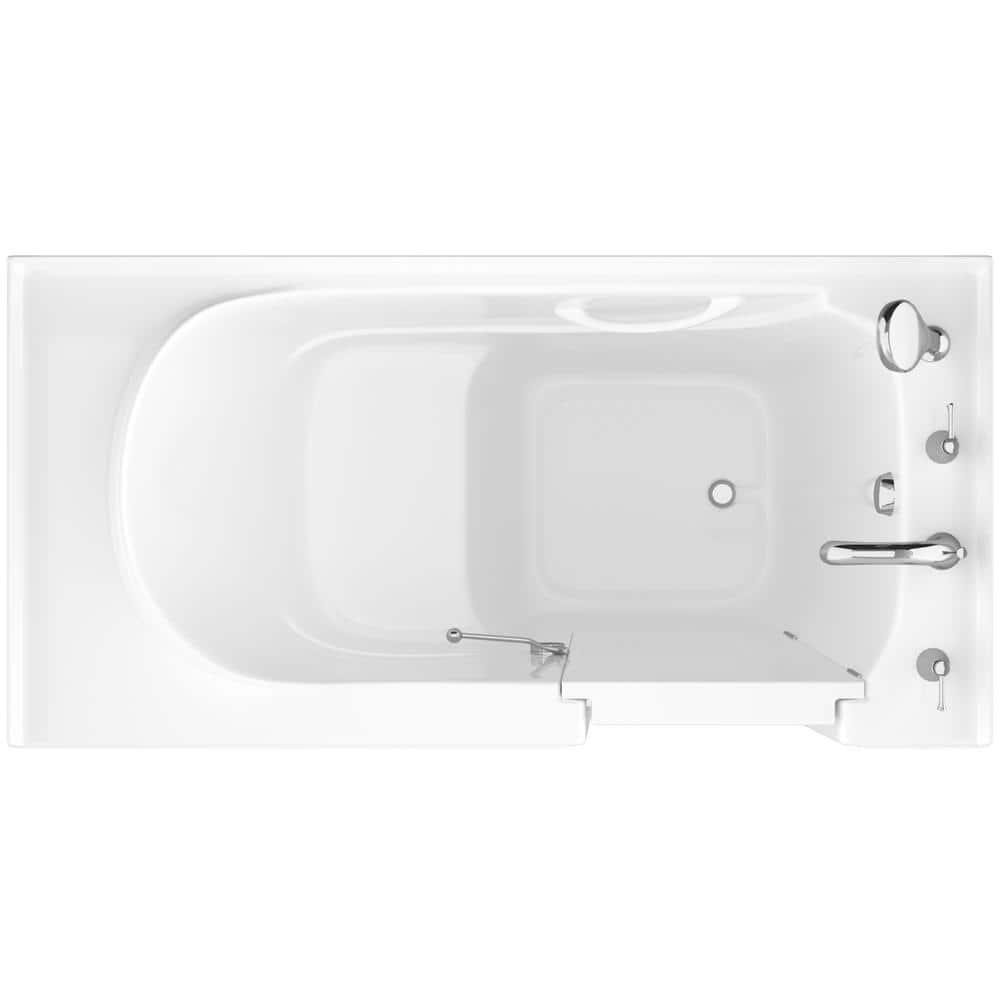 Universal Tubs HD Series 30 in. x 60 in. Right Drain Quick Fill Walk-In Soaking Bathtub in White