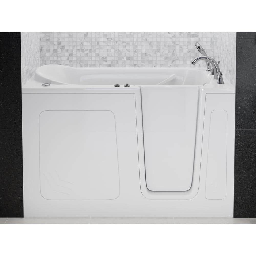 Universal Tubs HD Series 32 in. x 60 in. Right-Drain Quick-Fill Walk-In Air Tub in White