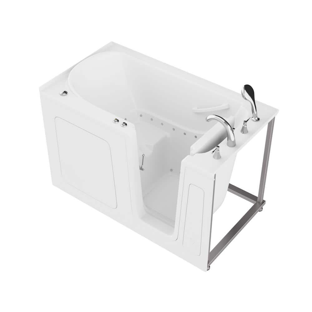 Universal Tubs HD Series 32 in. x 60 in. Right-Drain Quick-Fill Walk-In Air Tub in White