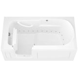 Universal Tubs HD Series 30 in. x 60 in. Left Drain Step-In Walk-In Air Tub in White