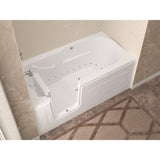 Universal Tubs HD Series 30 in. x 60 in. Left Drain Step-In Walk-In Air Tub in White