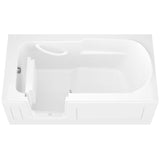 Universal Tubs HD Series 60 in. Left-Drain Step-In Walk-In Soaking Bathtub in White