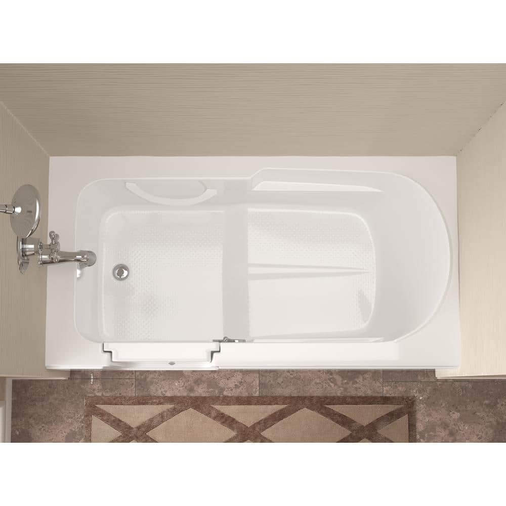 Universal Tubs HD Series 32 in. x 60 in. Right Drain Quick Fill Walk-In Soaking Bathtub in White