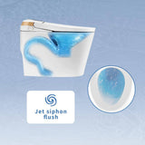UPIKER 12-in-1 Smart Elongated Bidet Toilet with Heated Seat and Auto Flush