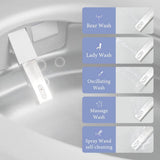 UPIKER 12-in-1 Smart Elongated Bidet Toilet with Heated Seat and Auto Flush