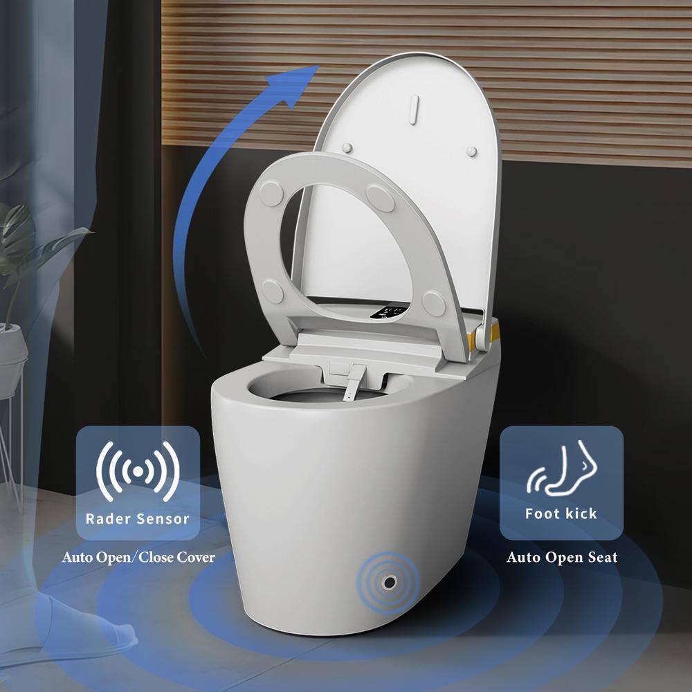 UPIKER 12-in-1 Smart Elongated Bidet Toilet with Heated Seat and Auto Flush