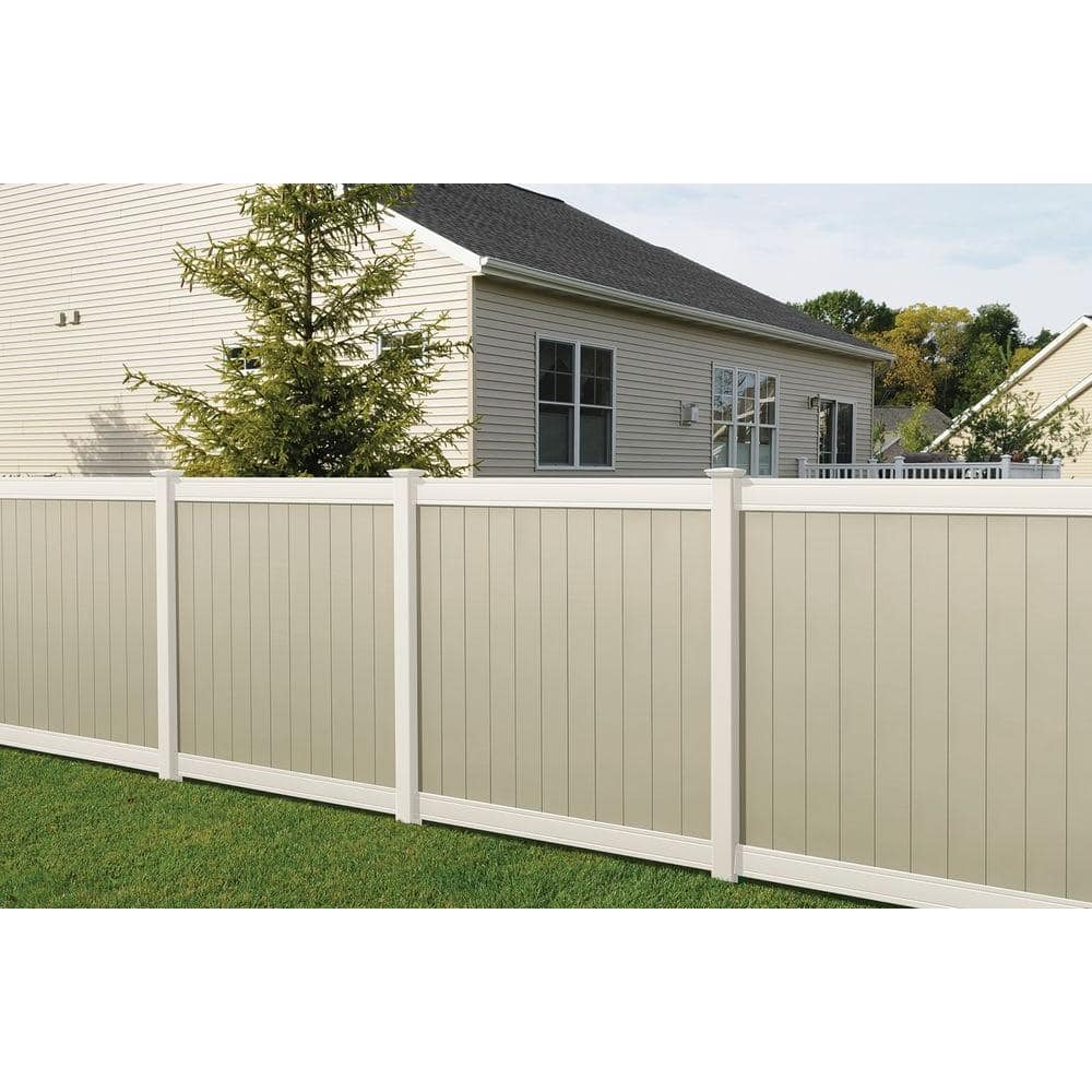 Veranda 5 in. x 5 in. White Vinyl Classic Style Fence Post Cap
