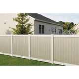 Veranda 5 in. x 5 in. White Vinyl Classic Style Fence Post Cap
