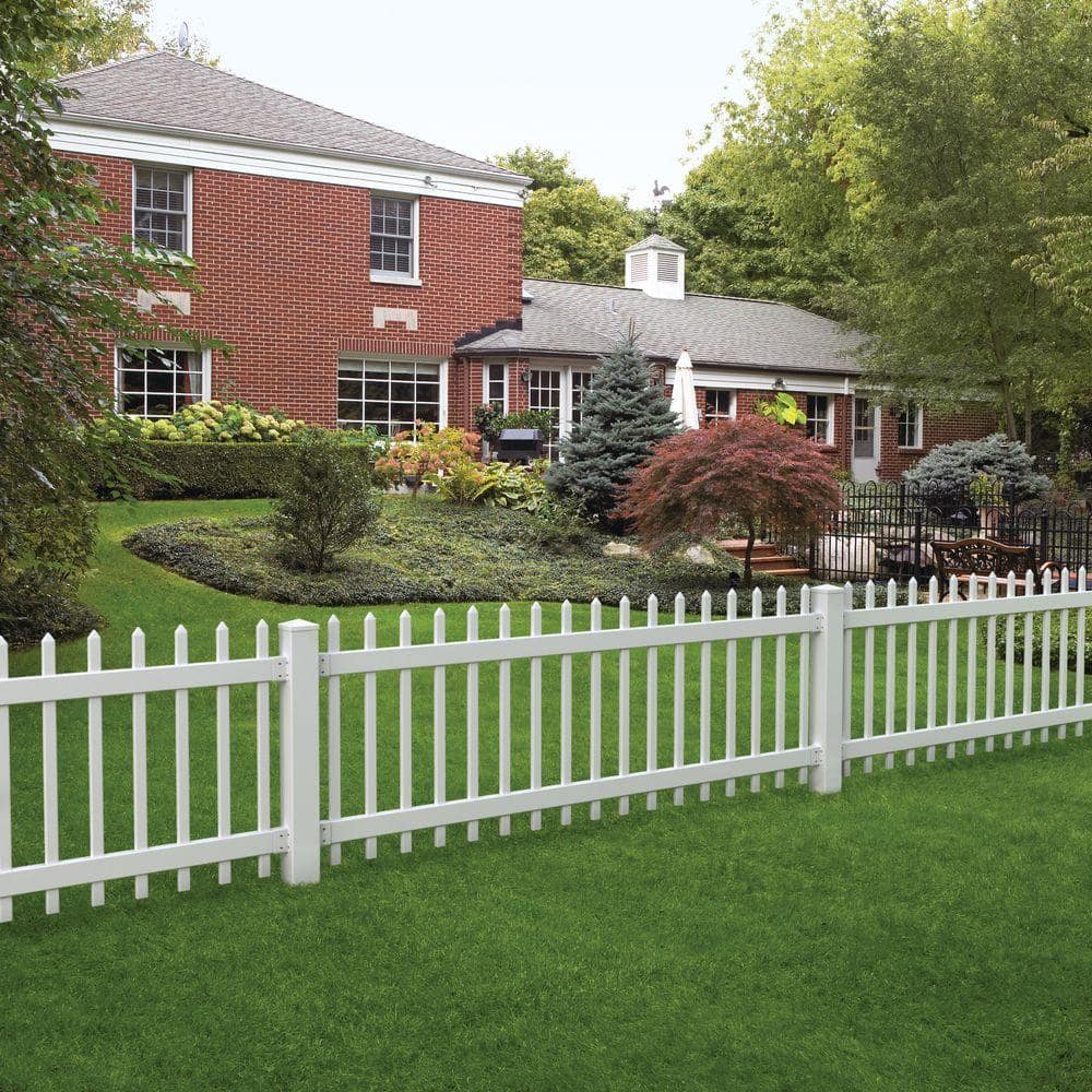 Veranda 4 in. x 4 in. White Composite Pyramid Fence Post Cap