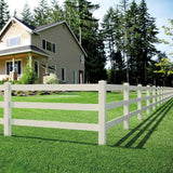 Veranda 4 in. x 4 in. White Composite Pyramid Fence Post Cap