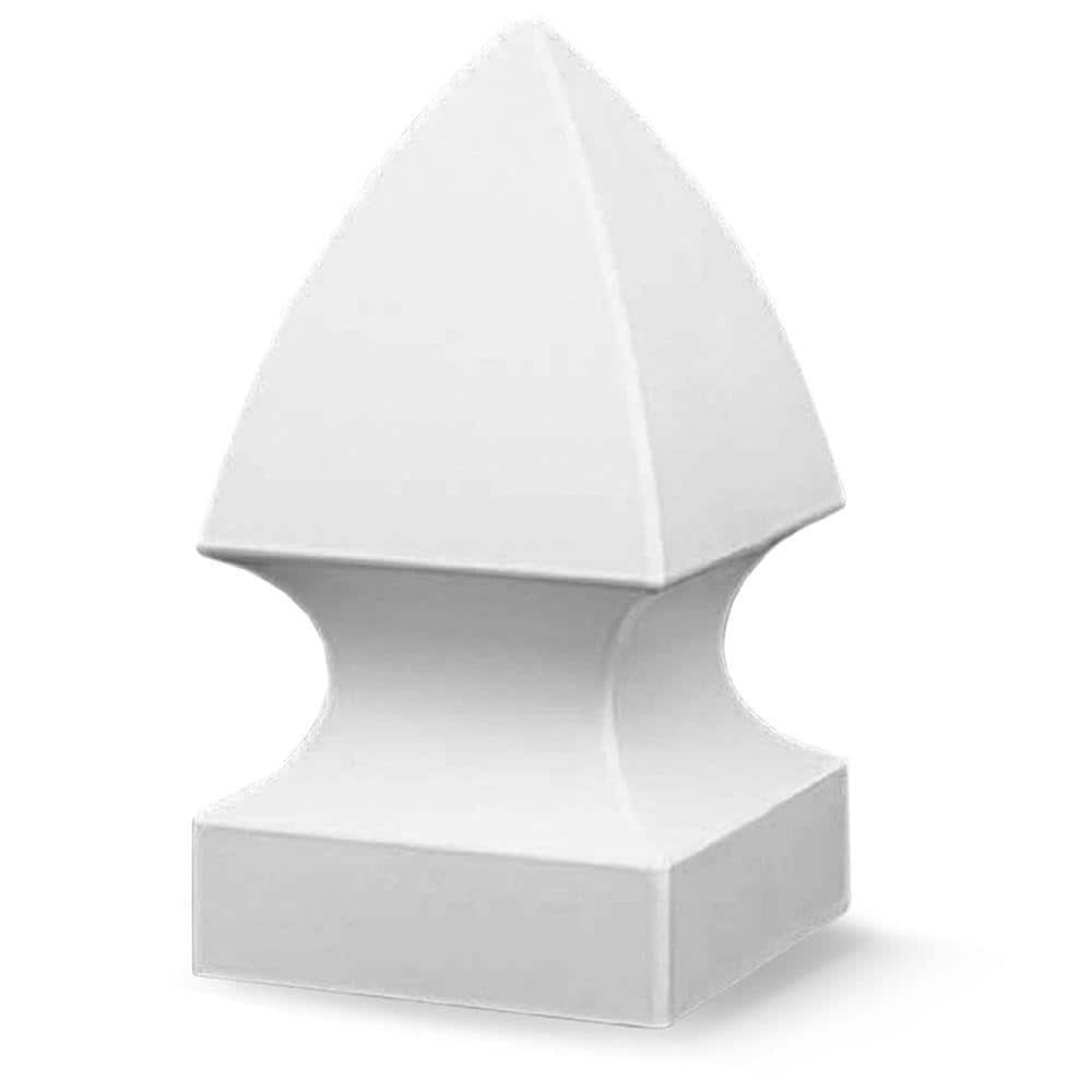 Veranda 5 in. x 5 in. White Vinyl Gothic Fence Post Top