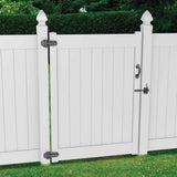 Veranda 5 in. x 5 in. White Vinyl Gothic Fence Post Top