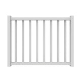 Veranda 36 in. to 48 in. Traditional White PolyComposite Rail Gate Kit