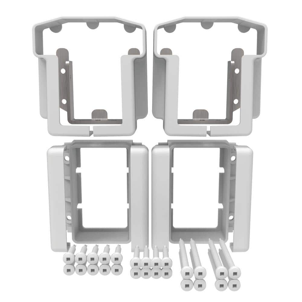 Veranda T-Rail Vinyl Level Bracket Kit