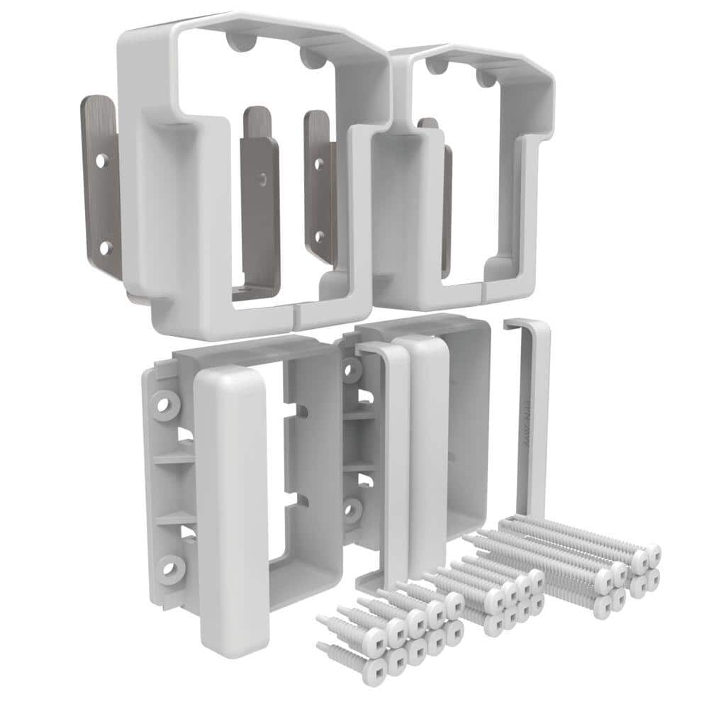 Veranda T-Rail Vinyl Level Bracket Kit