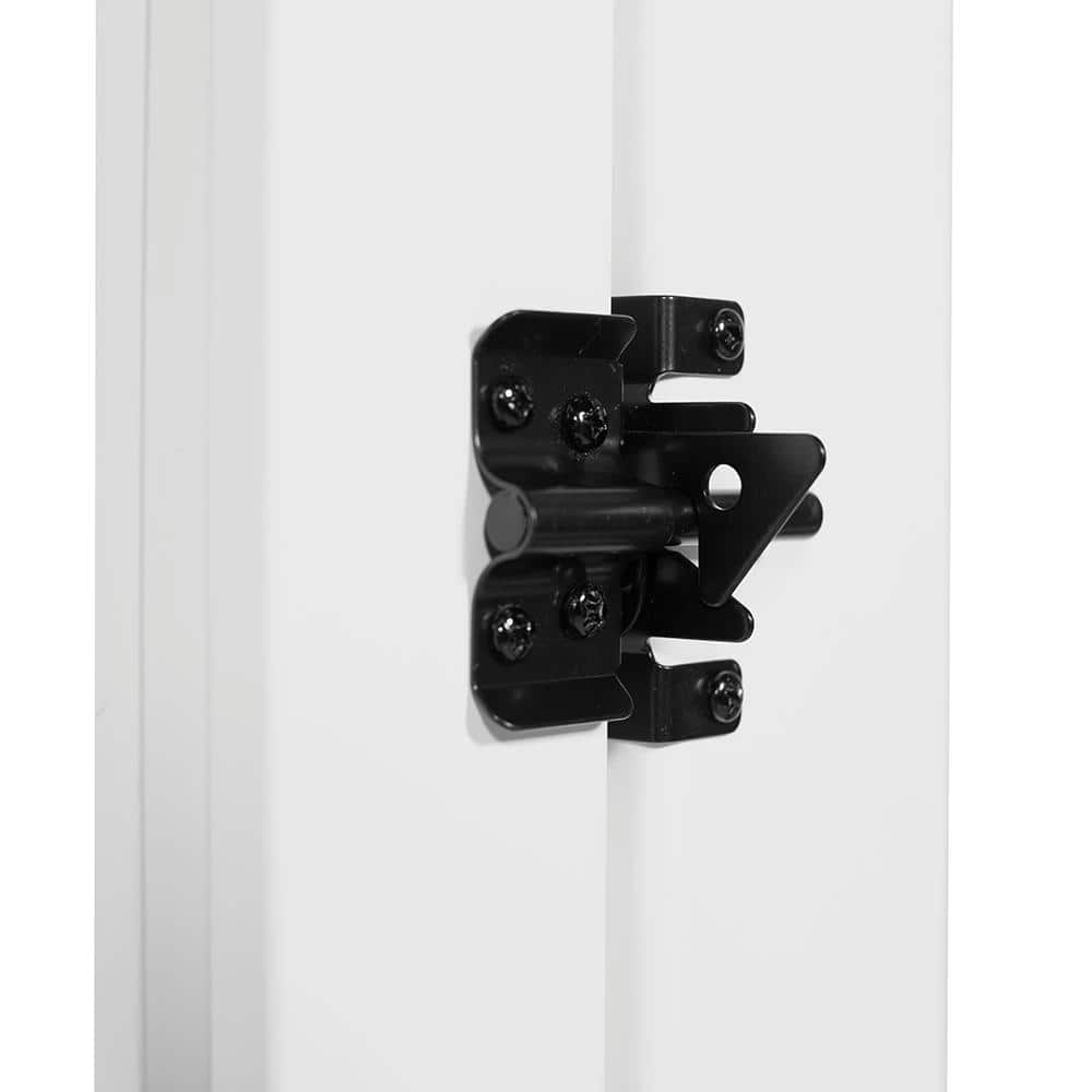 Veranda 3.5 ft. x 6 ft. White Vinyl Windham Privacy Fence Gate