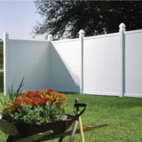 Veranda Somerset 6 ft. H x 6 ft. W Tan Vinyl Privacy Unassembled Fence Panel
