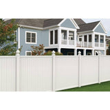Veranda Somerset 6 ft. H x 6 ft. W Tan Vinyl Privacy Unassembled Fence Panel
