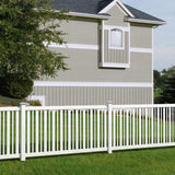 Veranda LaFayette 4 ft. H x 8 ft. W White Vinyl Spaced Picket Fence Panel Kit
