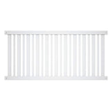 Veranda LaFayette 4 ft. H x 8 ft. W White Vinyl Spaced Picket Fence Panel Kit