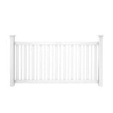 Veranda LaFayette 4 ft. H x 8 ft. W White Vinyl Spaced Picket Fence Panel Kit