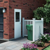 Veranda LaFayette 4 ft. H x 8 ft. W White Vinyl Spaced Picket Fence Panel Kit
