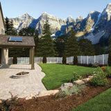 Veranda 6 ft. x 6 ft. White Vinyl Privacy Fence Panel Kit