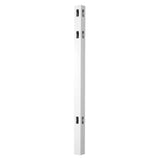 Veranda Pro Series 4x4x8 White Vinyl Lafayette Corner Fence Post