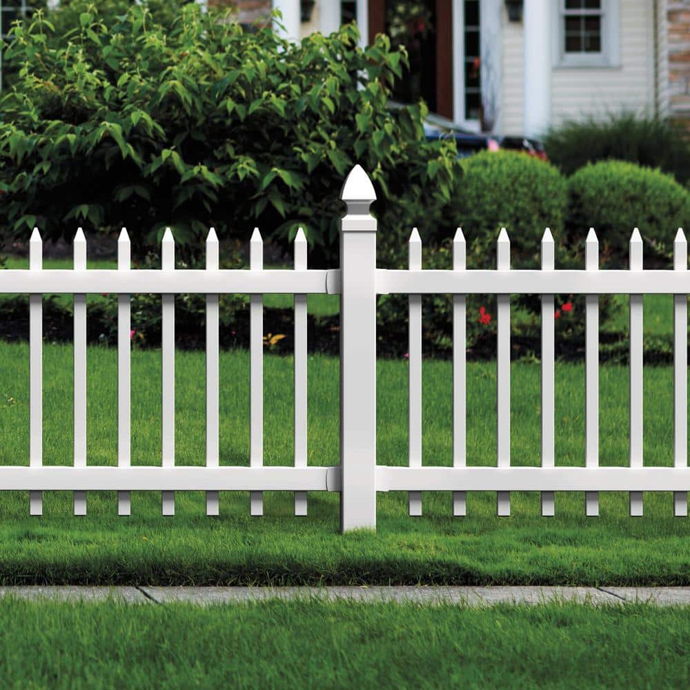 Veranda 5 in. x 5 in. x 8 ft. White Vinyl Fence Post