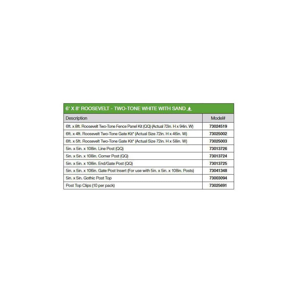 Veranda 5 in. x 5 in. x 9 ft. White Vinyl Pro Fence End Post