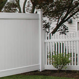 Veranda 5 in. x 5 in. x 9 ft. White Vinyl Pro Fence End Post