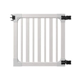 WamBam Fence 4 ft. x 4 ft. Sturbridge Vinyl Fence Gate with Stainless Steel Hardware