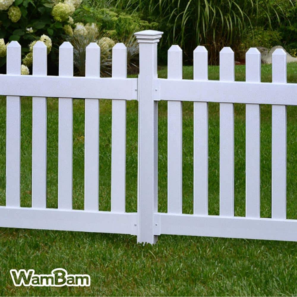 WamBam Fence No-Dig Vinyl Fence Post - Newport Finishing
