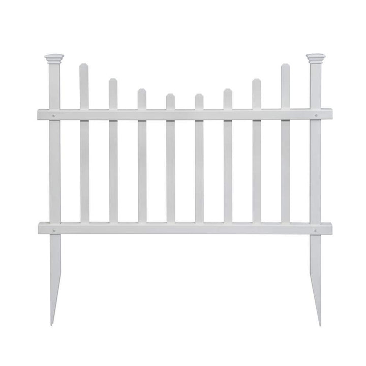 Zippity Outdoor Products Washington Vinyl Picket Fence Panel Kit 2-Pack