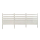 Zippity Outdoor Products Maui No-Dig White Vinyl Garden Fence Kit (3-Panels)