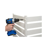 Zippity Outdoor Products Maui No-Dig White Vinyl Garden Fence Kit (3-Panels)