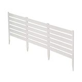 Zippity Outdoor Products Maui No-Dig White Vinyl Garden Fence Kit (3-Panels)