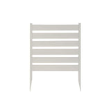 Zippity Outdoor Products Maui No-Dig White Vinyl Garden Fence Kit (3-Panels)