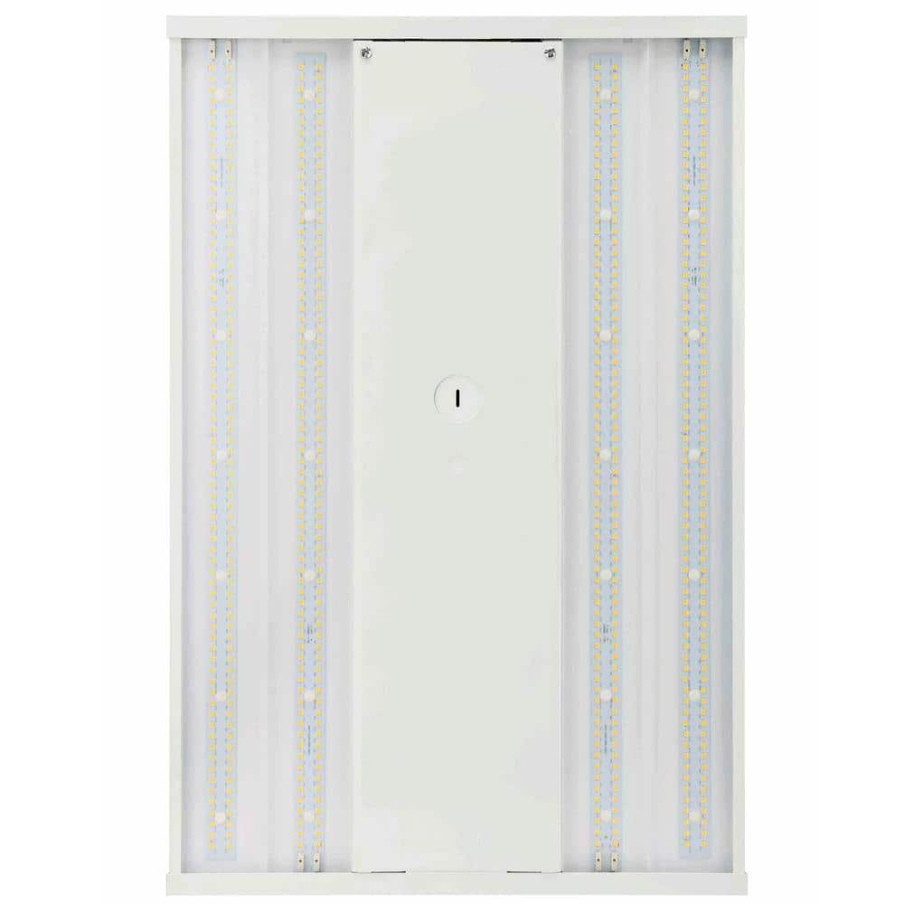 Viribright 4 ft. 400-Watt Equivalent Integrated LED Dimmable White High Bay Light, 5000K