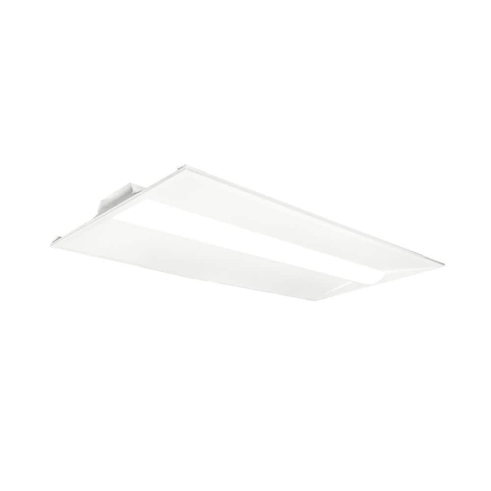 Viribright 47.8 in. W 23.78 L Wattage Tunable White 2 in. x 4 in. LED Basket Troffer with Tunable CCT Dimmable
