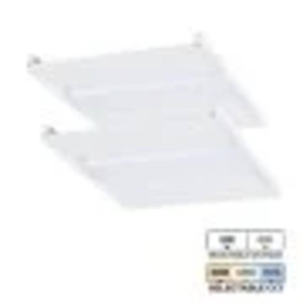 Viribright 25/35-Watt 2 ft. x 2 ft. CCT Selectable 3000K/4000K/5000K 4550 lm 100-Volt to 277-Volt LED Troffer Light Panel (2-Pack)