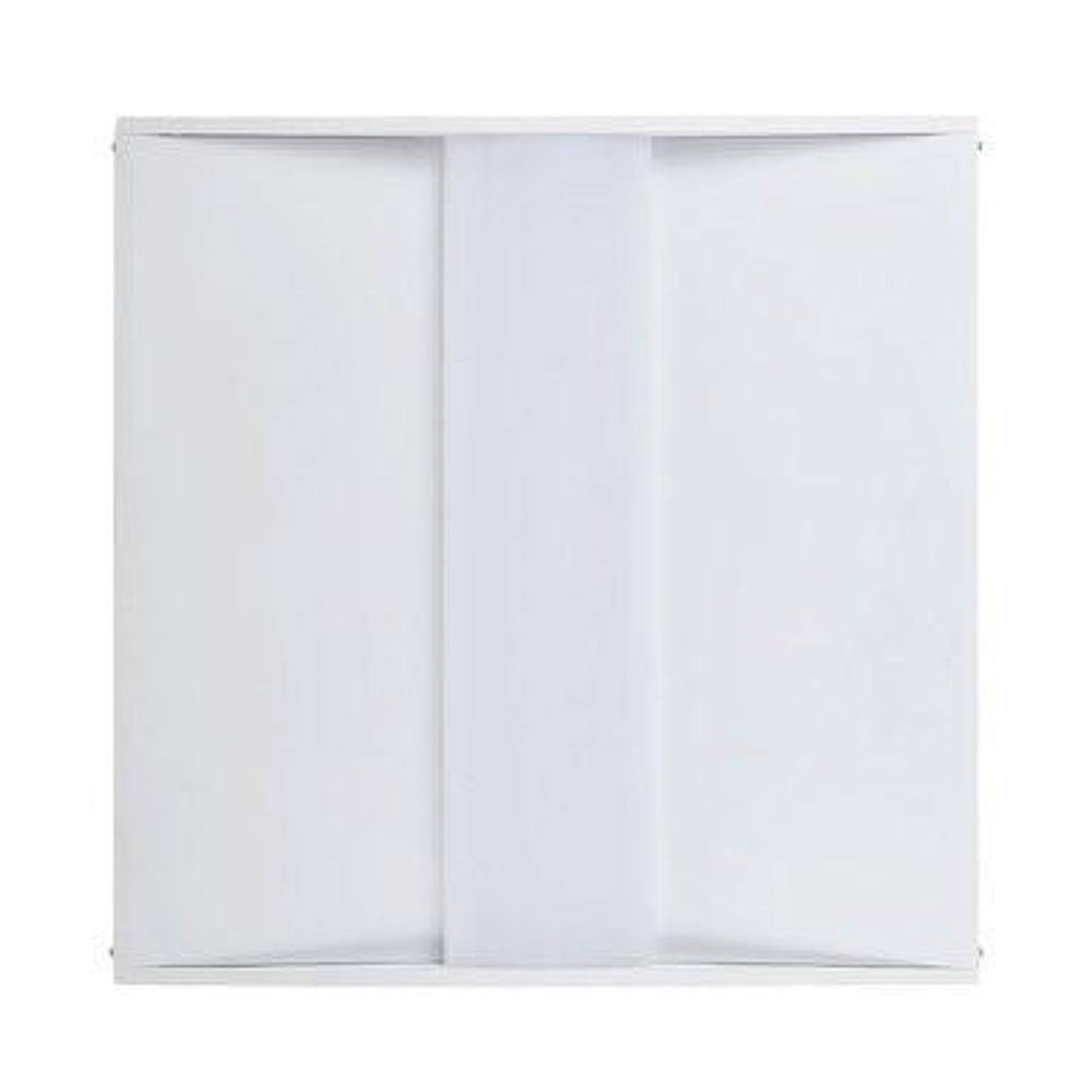 Viribright 25/35-Watt 2 ft. x 2 ft. CCT Selectable 3000K/4000K/5000K 4550 lm 100-Volt to 277-Volt LED Troffer Light Panel (2-Pack)