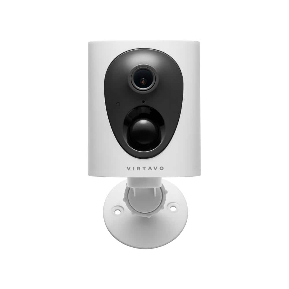 virtavo Pro Wi-Fi 1080p Indoor/Outdoor Wire-free Home Security Camera, Night Vision, Rechargeable, 2-way Audio, Smart Detection