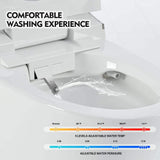 Virubi Heated Seat Smart Toilet with Remote Control and Warm Dryer