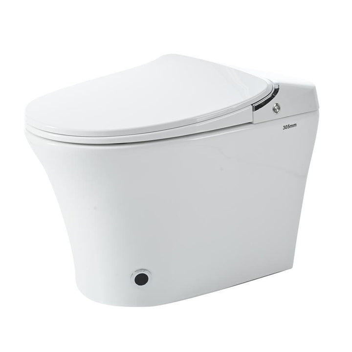 Virubi Heated Seat Smart Toilet with Remote Control and Warm Dryer